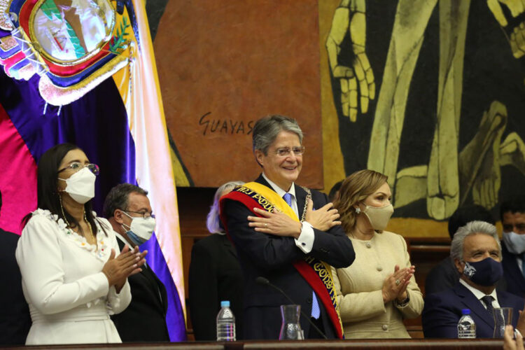 Guillermo Lasso asumió la presidencia de País